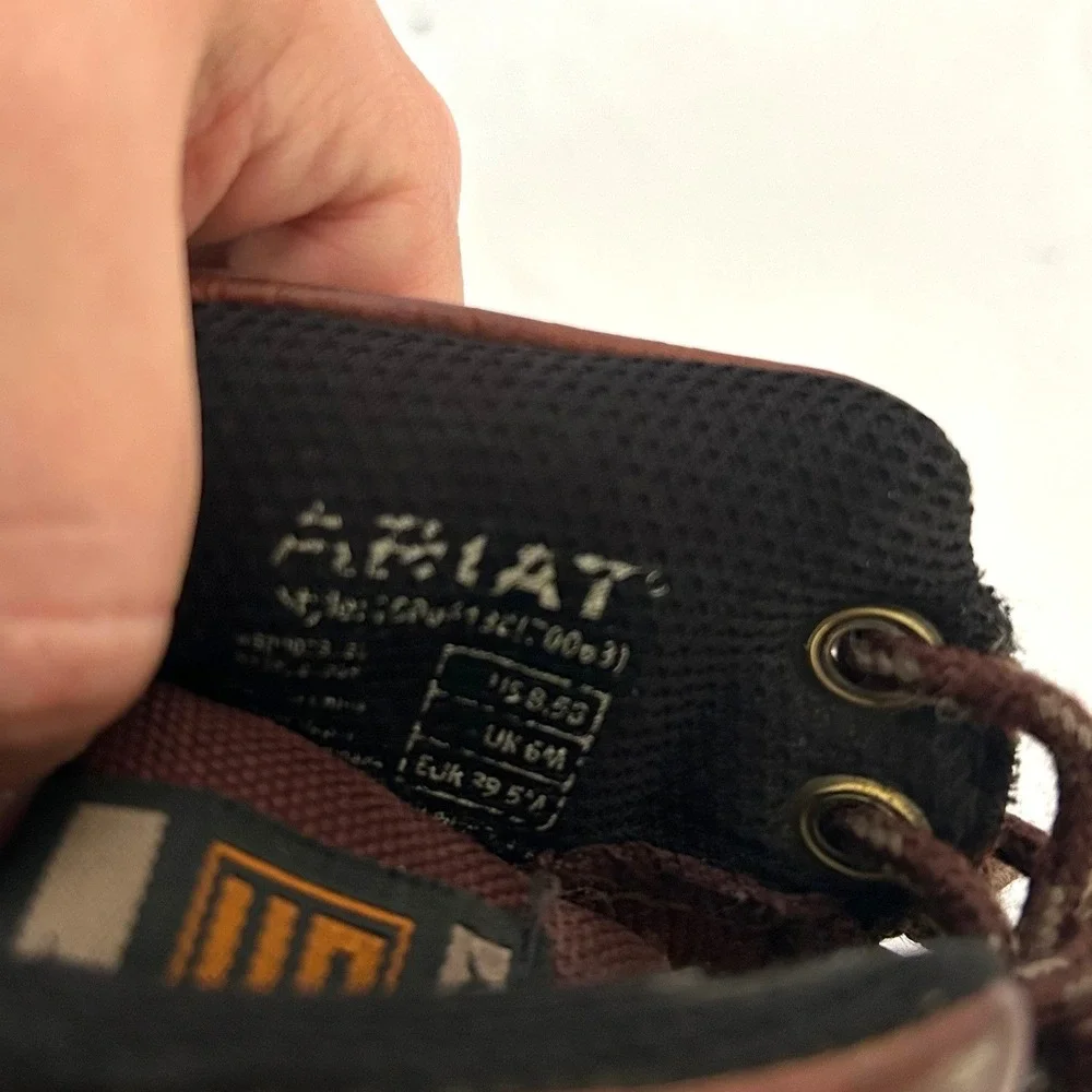 Ariat Terrain ATS Hiking Boots Mens 8.5 Brown Technology Leather Mid Top Work